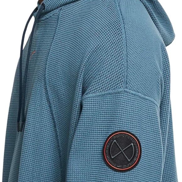 Nike Move to Zero Fleece Pullover Training Hoodie CU4997-458 (Blue/Orange) - Picture 2 of 5